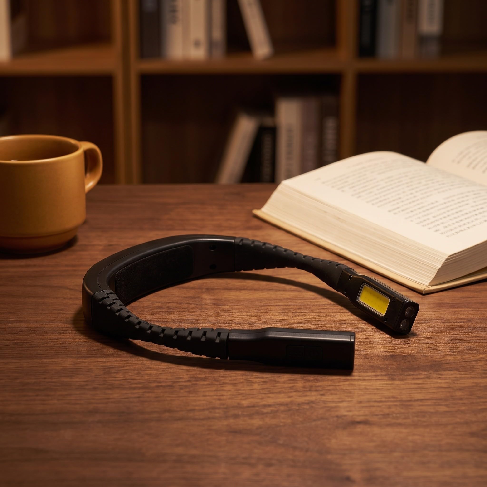 Zerodeko Lámpara de lectura recargable para llevar alrededor del cuello,