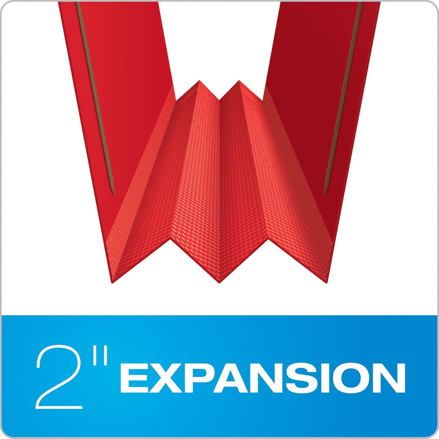 Pendaflex Pressboard Fastener Folders, Letter Size, Bright Red, 2" Expansion, 1/3 Cut, 25/BX (15936GW)