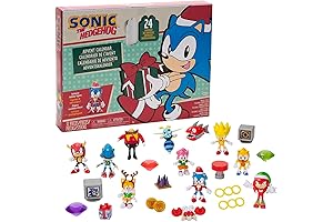 Sonic The Hedgehog Advent Calendar 2024 - 24 Surprises with Exclusive Collectible...