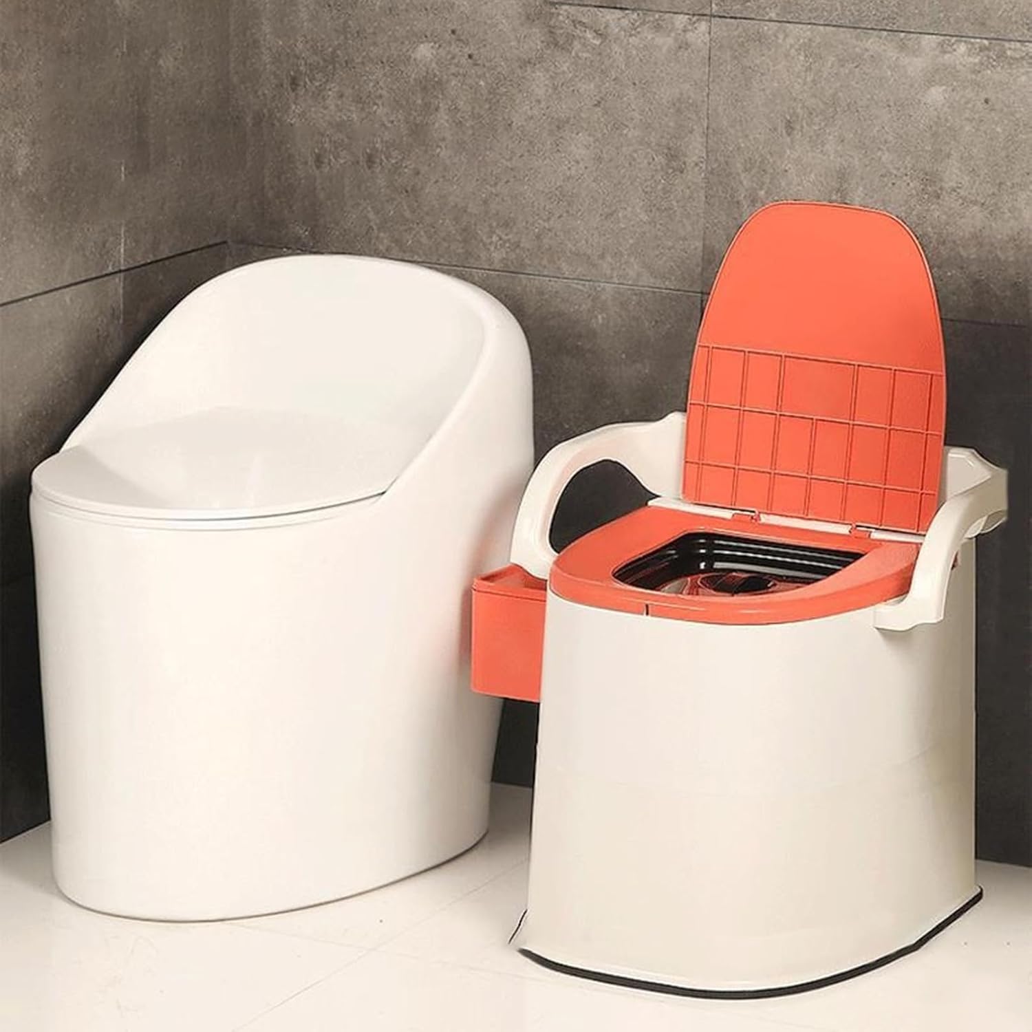 ポータブルトイレ 手すり付き 介護用品 iimono117 iimono117