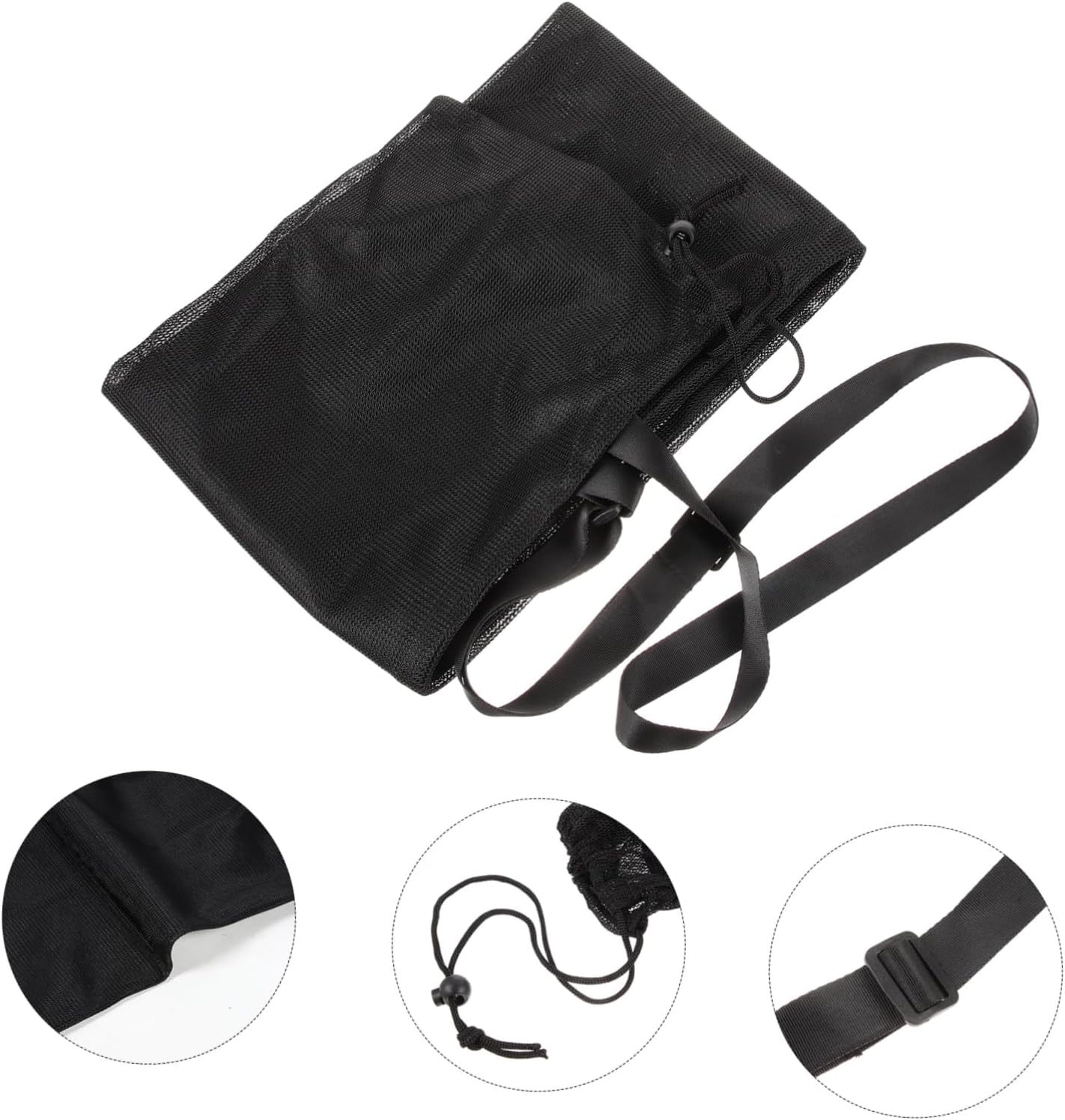 POPETPOP Kayak Paddle Bag Kayak Oar Bag Mesh Bag Portable Storage Bag Foldable Boat Multifunctional Carrier Dry