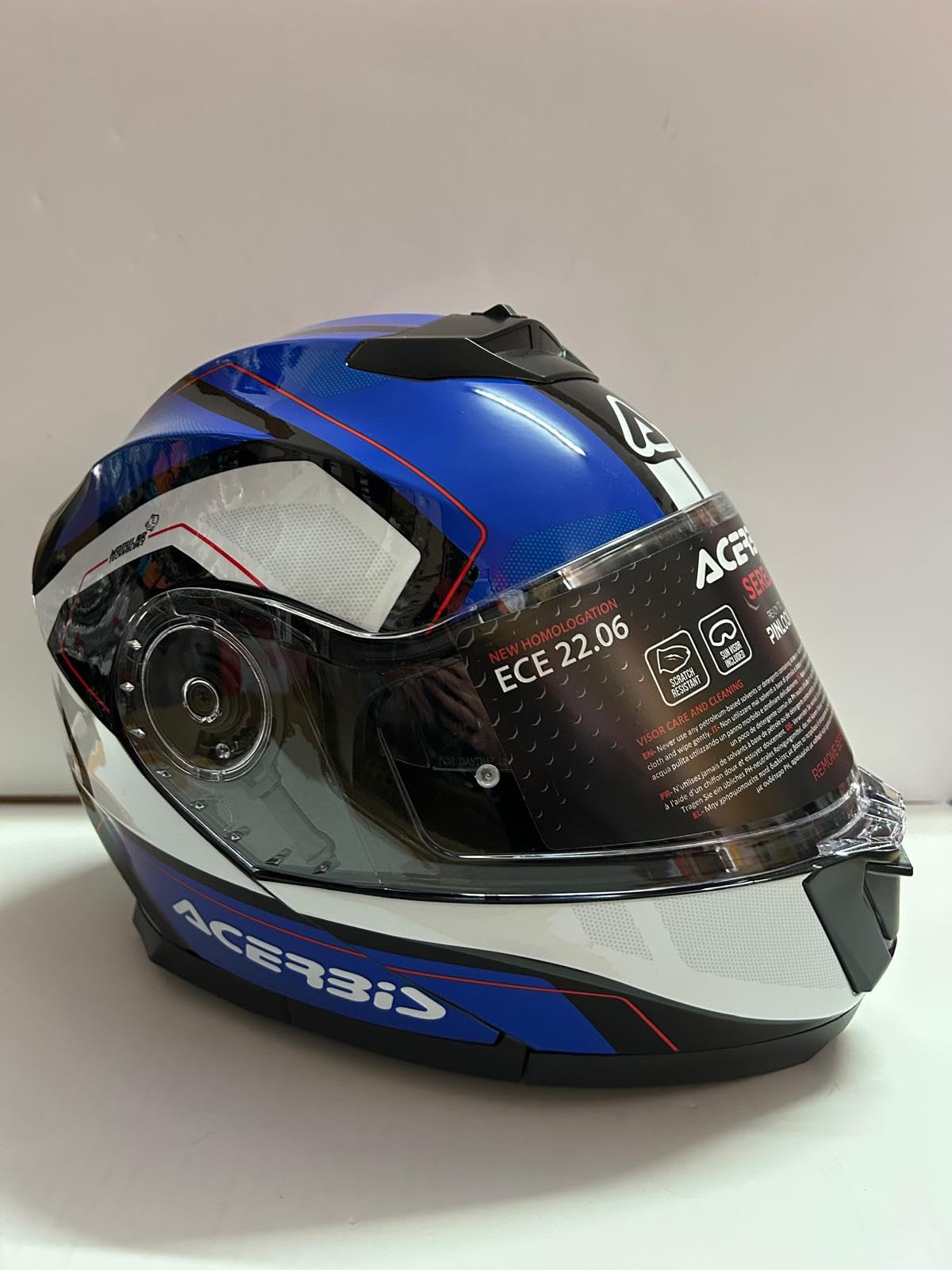 ACERBIS CASCO SEREL 2206 BLU/BIANCO S