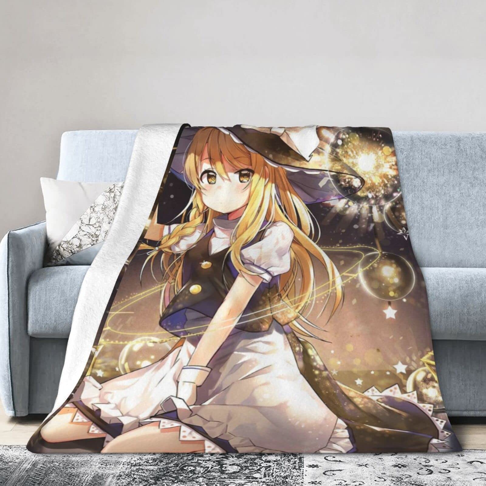 Amazon｜霧雨 魔理沙 (2) オシャレ 毛布 ブランケット 大判
