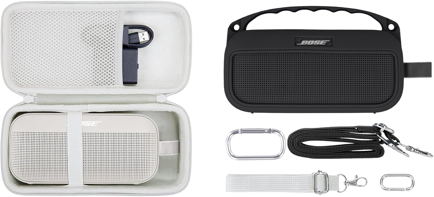 co2CREA Hard+Silicone Case for Bose SoundLink Flex 2nd Speaker