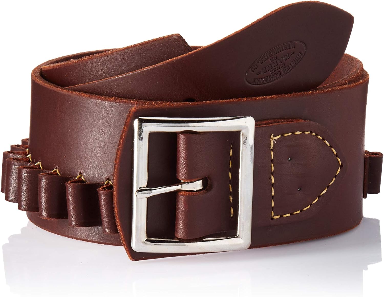 Hunter 0165LS LH Western Drop Belt, 45 Caliber/Small, Brown