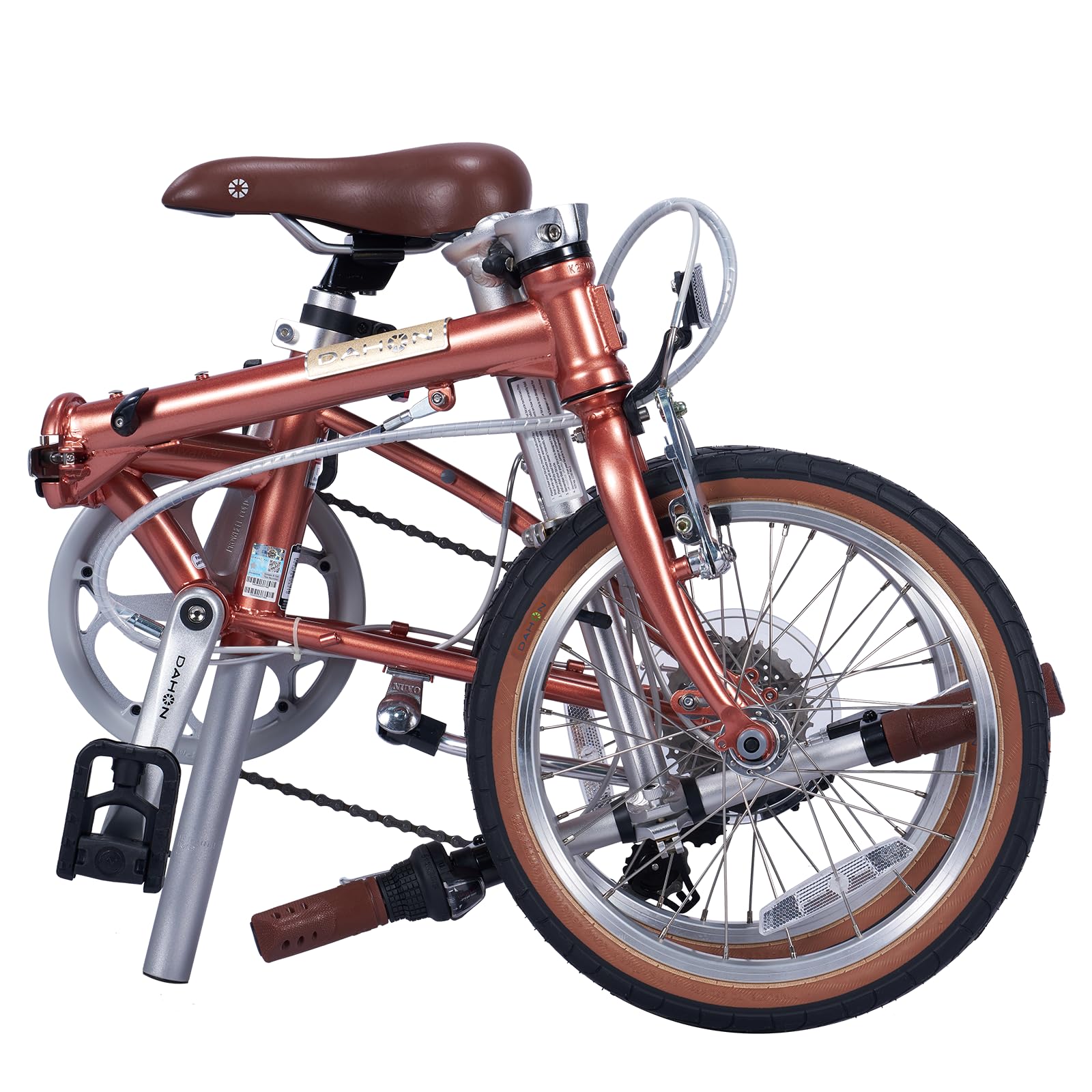 Dahon Boardwalk D7 Folding Bike for Adults, 16