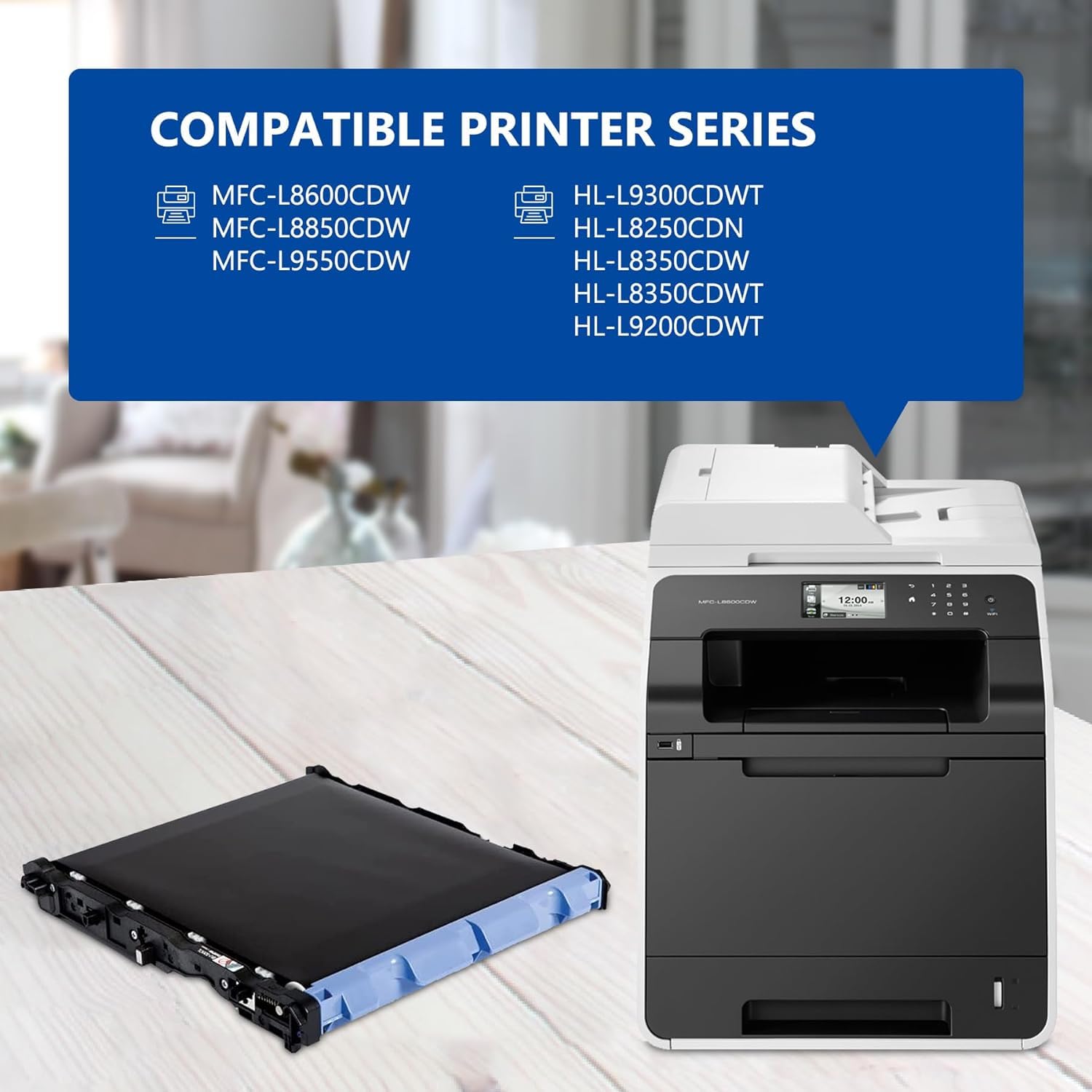 BU-320CL BU320CL Belt Unit Compatible Replacement for Brother BU 320CL 320CL HL-L9300CDWT MFC-L8600CDW MFC-L8850CDW HL-L8250CDN HL-L8350CDW HL-L8350CDWT HL-L9200CDWT Belt Unit Printer (1 Pack)