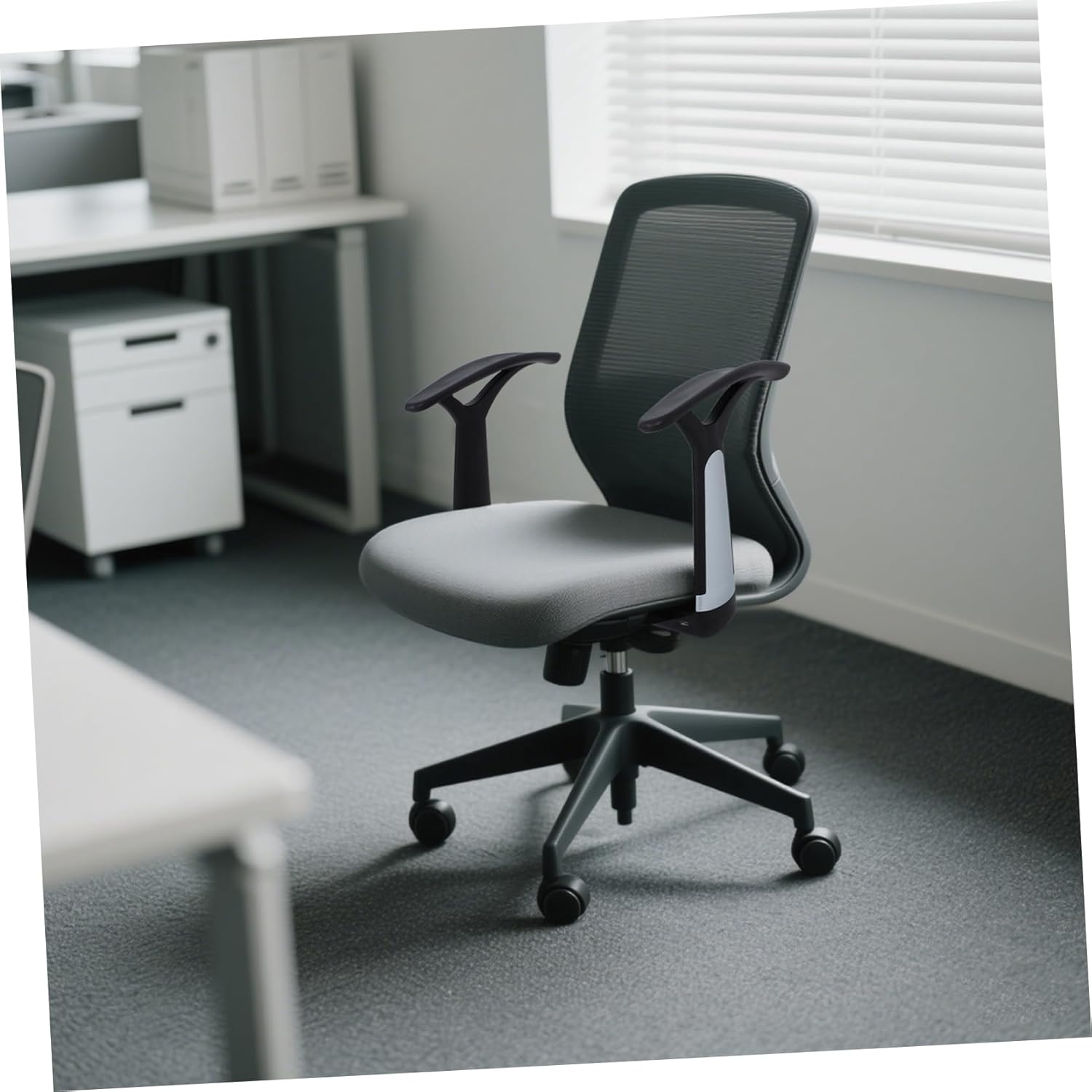 NUOBESTY 2pcs Office Chair Accessories Armrests Ergonomic Replacement Arms for Gaming Chairs Comfortable Plastic Armrests for Office and Home