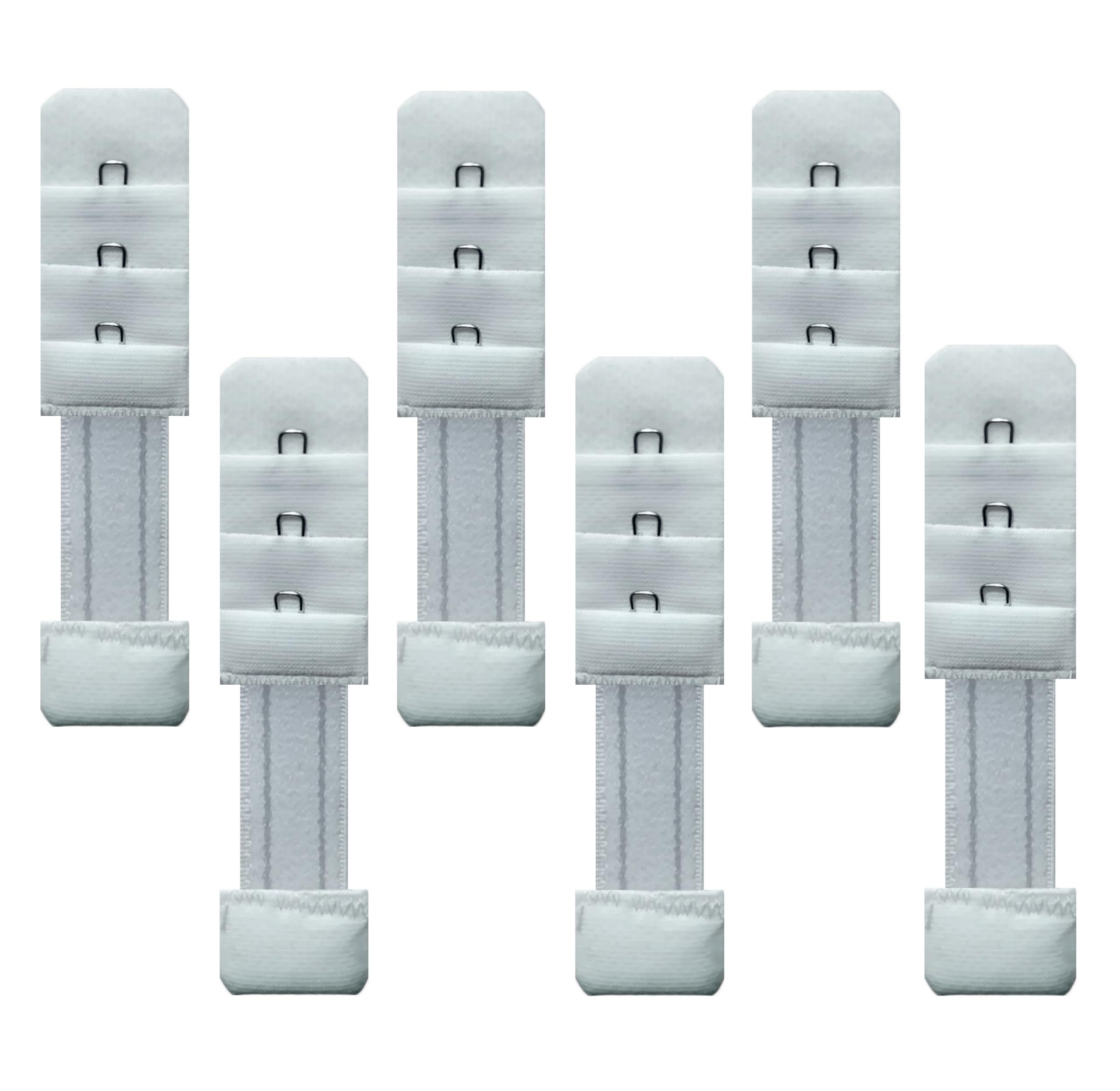 Dolly Plus Bra Extender 3×1 Hook Extender with Elastic (White, 6)-picture-24