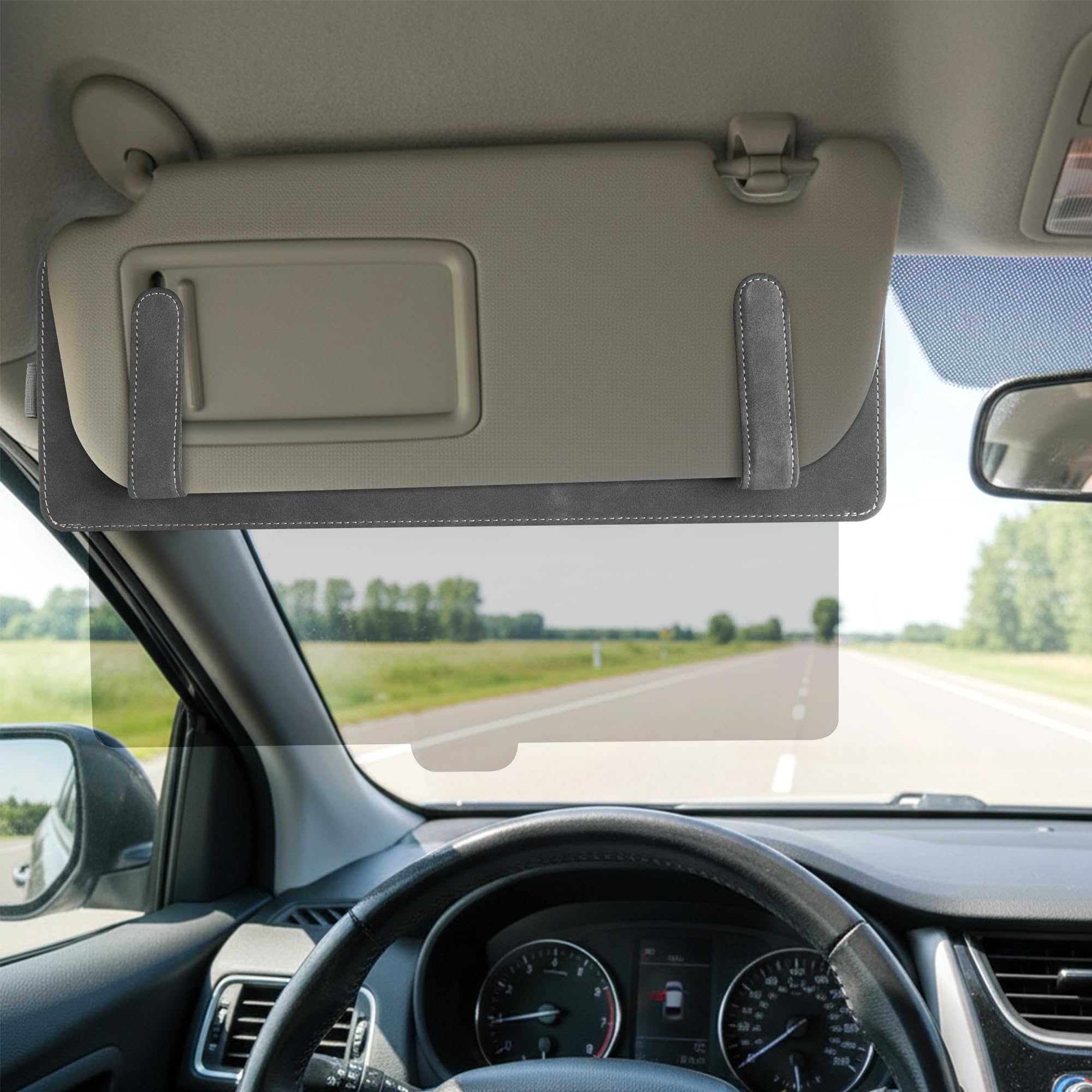 Sun Visor Extender for Car - Sun Protection Visor Clip Extension for Automotive Windshield Adjustable Auto Sunshade Blockers