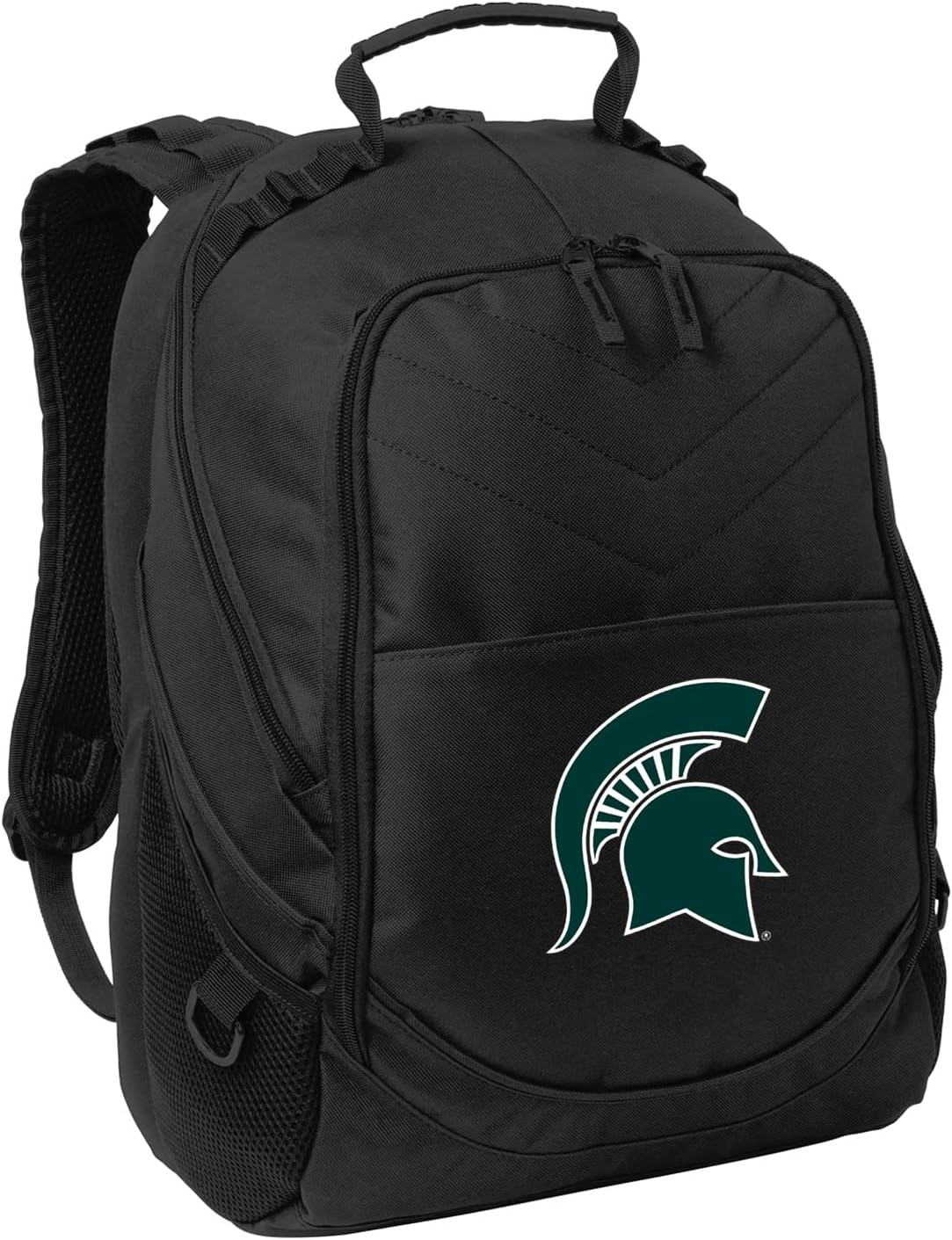 Broad Bay Michigan State University Backpack Laptop Computer Bag (Black)