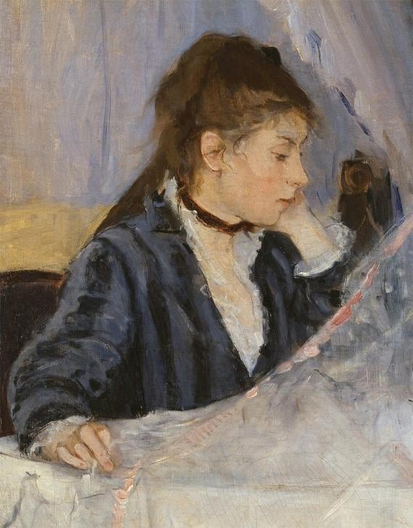 ARTXLXXBN Famous Painting Art Wall Decor Abstract Art Picture the Cradle by Berthe Morisot Animal Pictures for Home Decor 60x90cm