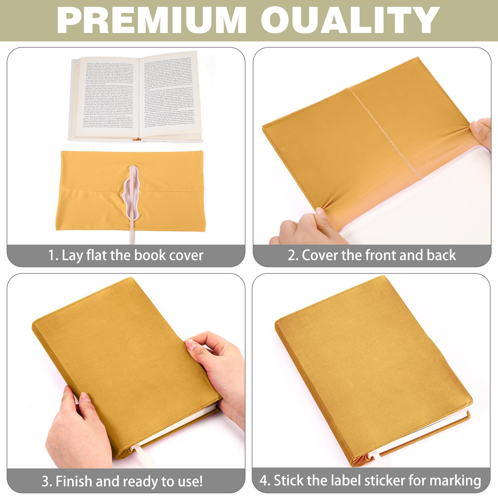 Gilprop Confezione da 12 copertine elastiche per libri, 18 x 32 cm, lavabili e riutilizzabili, adatte per libri di testo con copertina rigida da 15 a 22 cm, protezione per quaderni (vari colori)