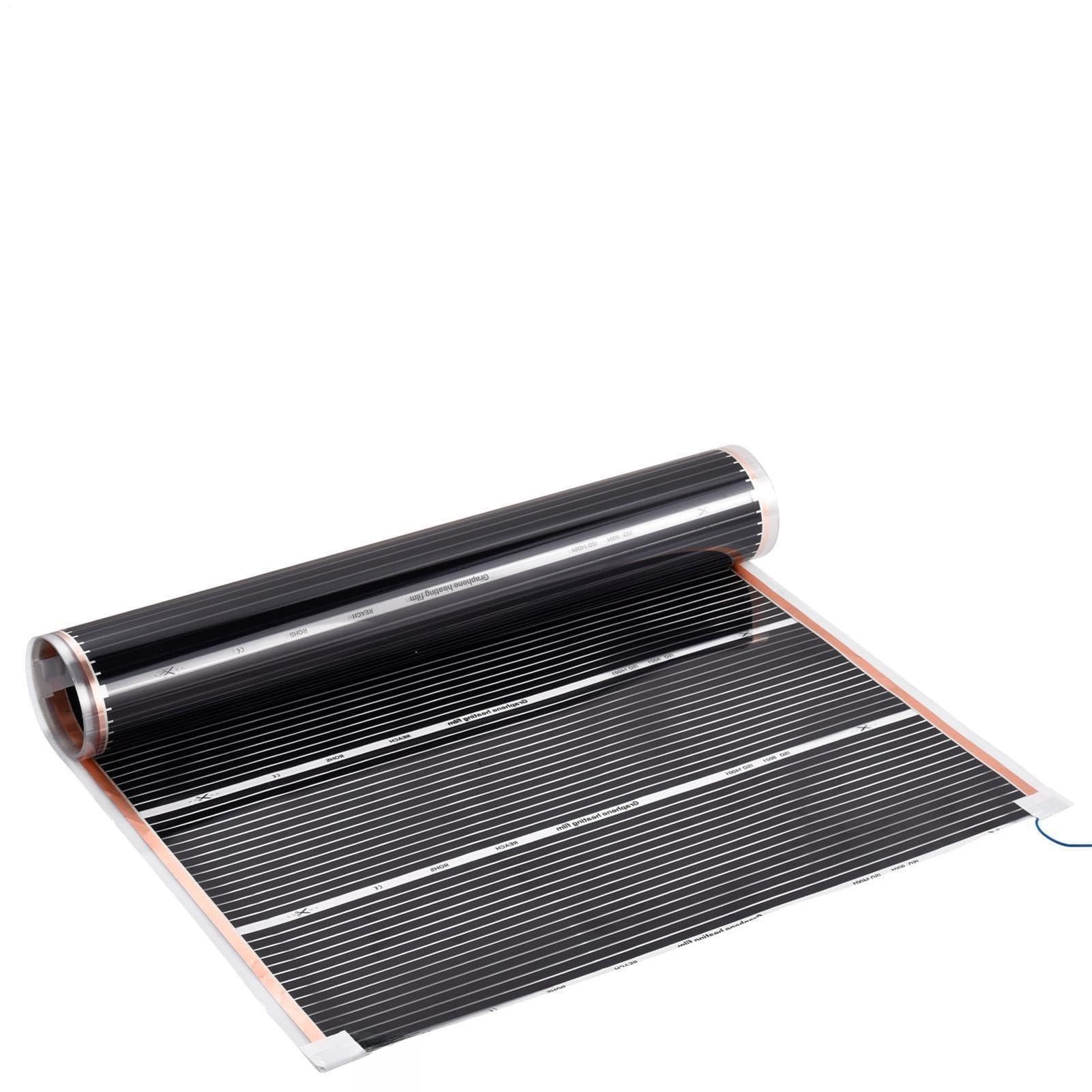 Film chauffant pour sol 220 W/m² pour bois et stratifié 1 x 5 riz