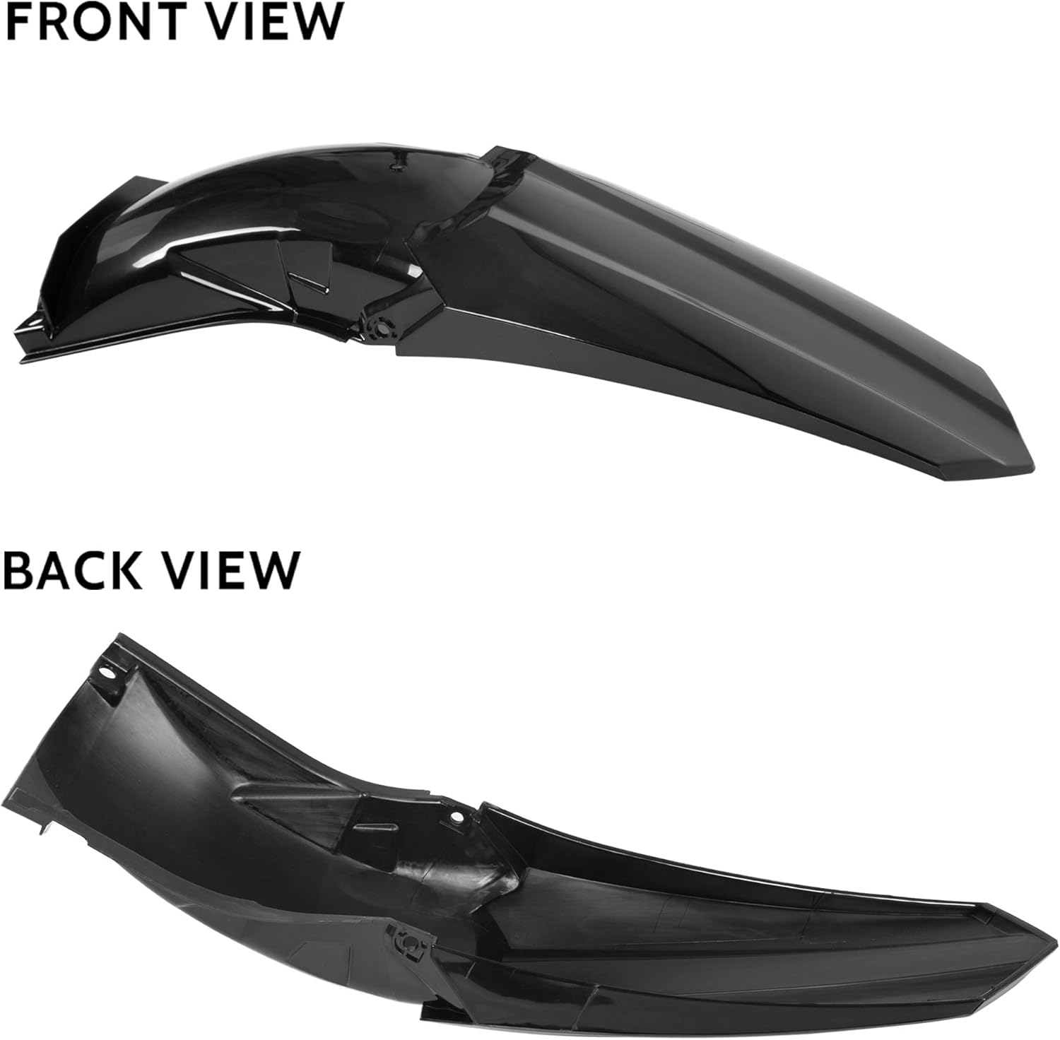 ECOTRIC Plastic Kit Bodywork Compatible with 2002-2007 Honda CR125R CR250R Fairing Set Black
