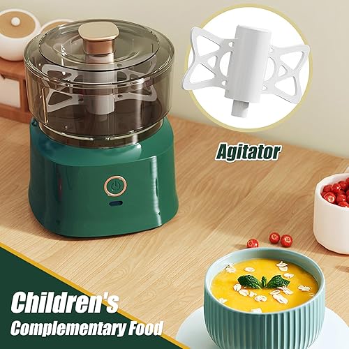 Miniatura 5 de Picadora eléctrica de ajo, 10.2 onzas líquidas, mini picadora de carne inalámbrica recargable por USB, picadora de cebolla vegetal, portátil,