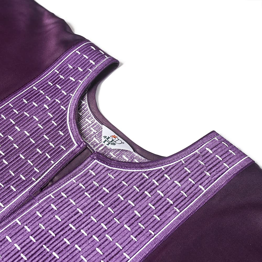 HD Abbigliamento Maschile Africano Agbada con Ricamo Dashiki, Camicie e Pantaloni, Completi da 3 Pezzi