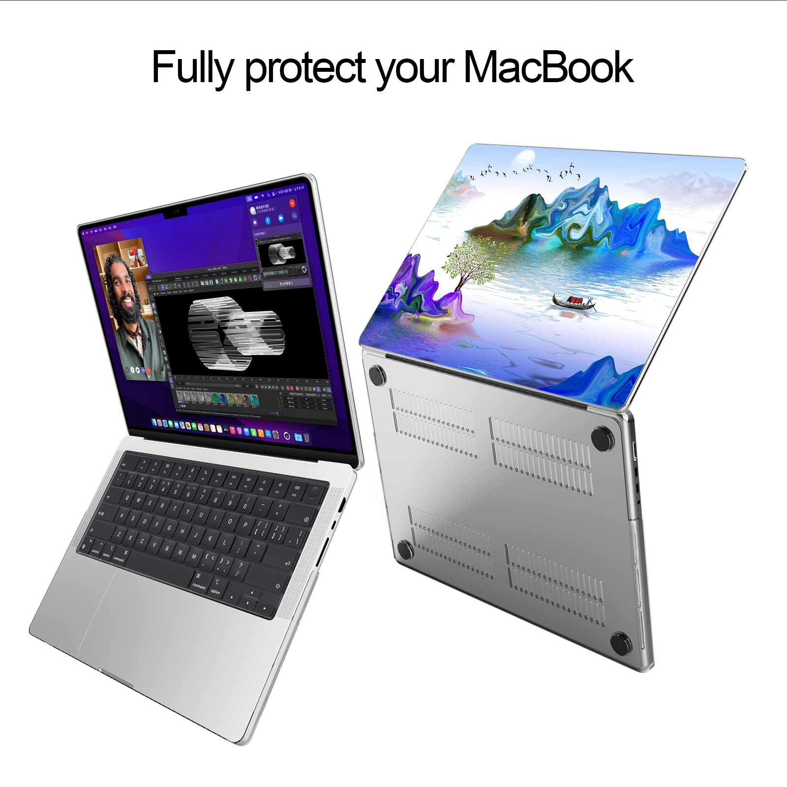 SanMuFly MacBook Pro 14 inch Case 2020 A2242 Retina Display