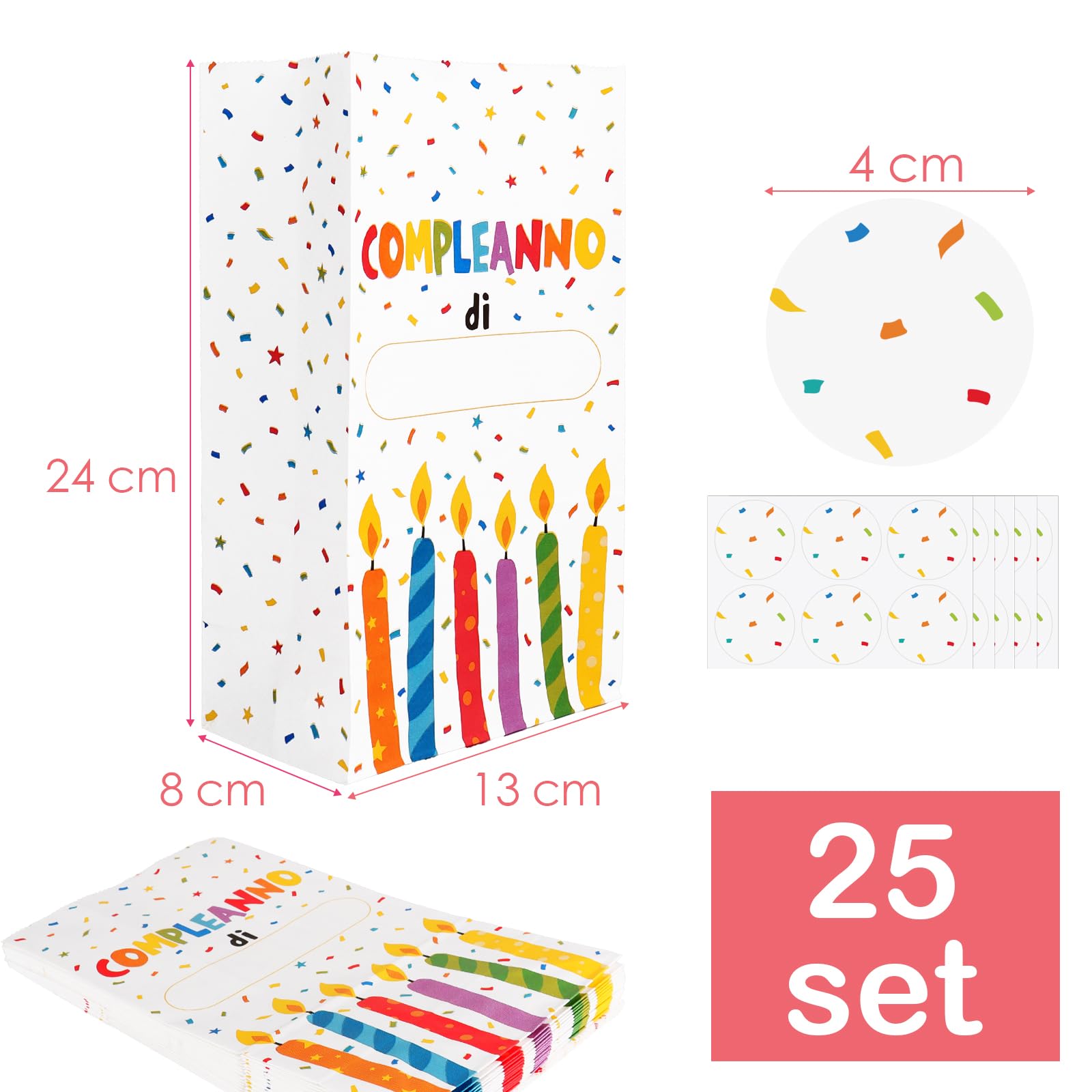 73 Pezzi Bomboniere Dinosauro Per Feste Bambini - Sacchetti, Portachiavi, Tatuaggi Luminosi - Foto 2