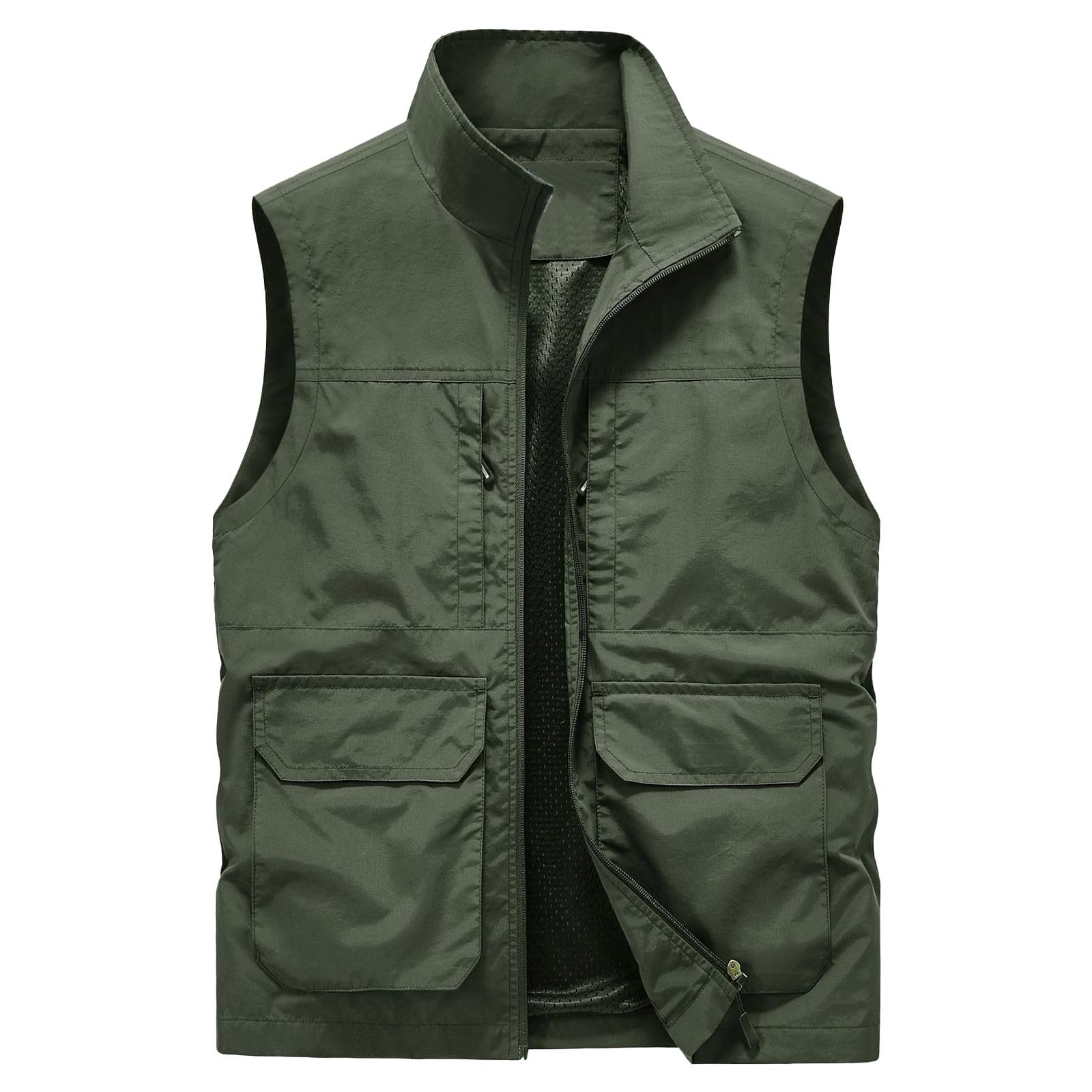 Chaleco de golf para hombre en tejido softshell con forro polar interior 3