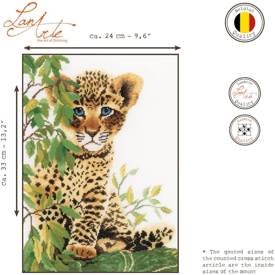 Counted Cross Stitch Kit Little Panther