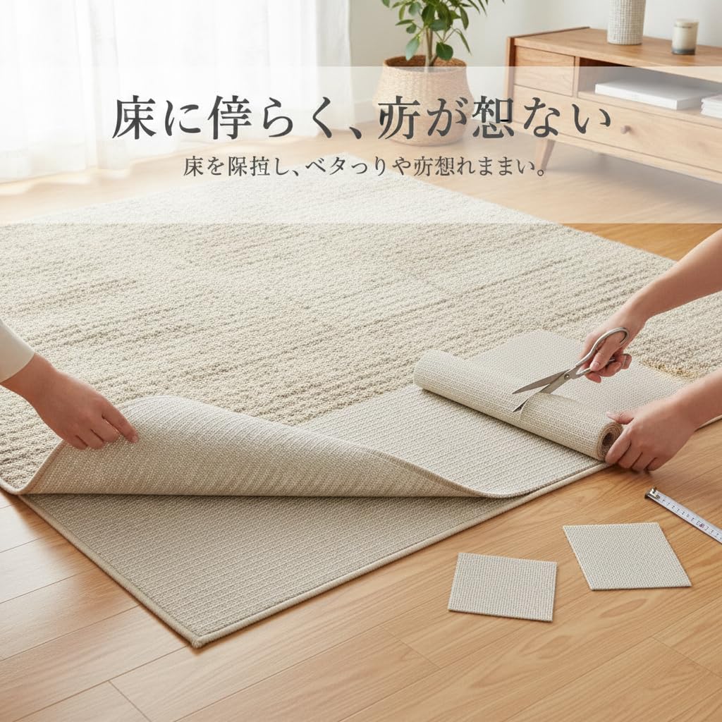 Tapis Antidérapant Découpable, 0,7 mm, 3m*2m (Tatami/Grande Tapis)