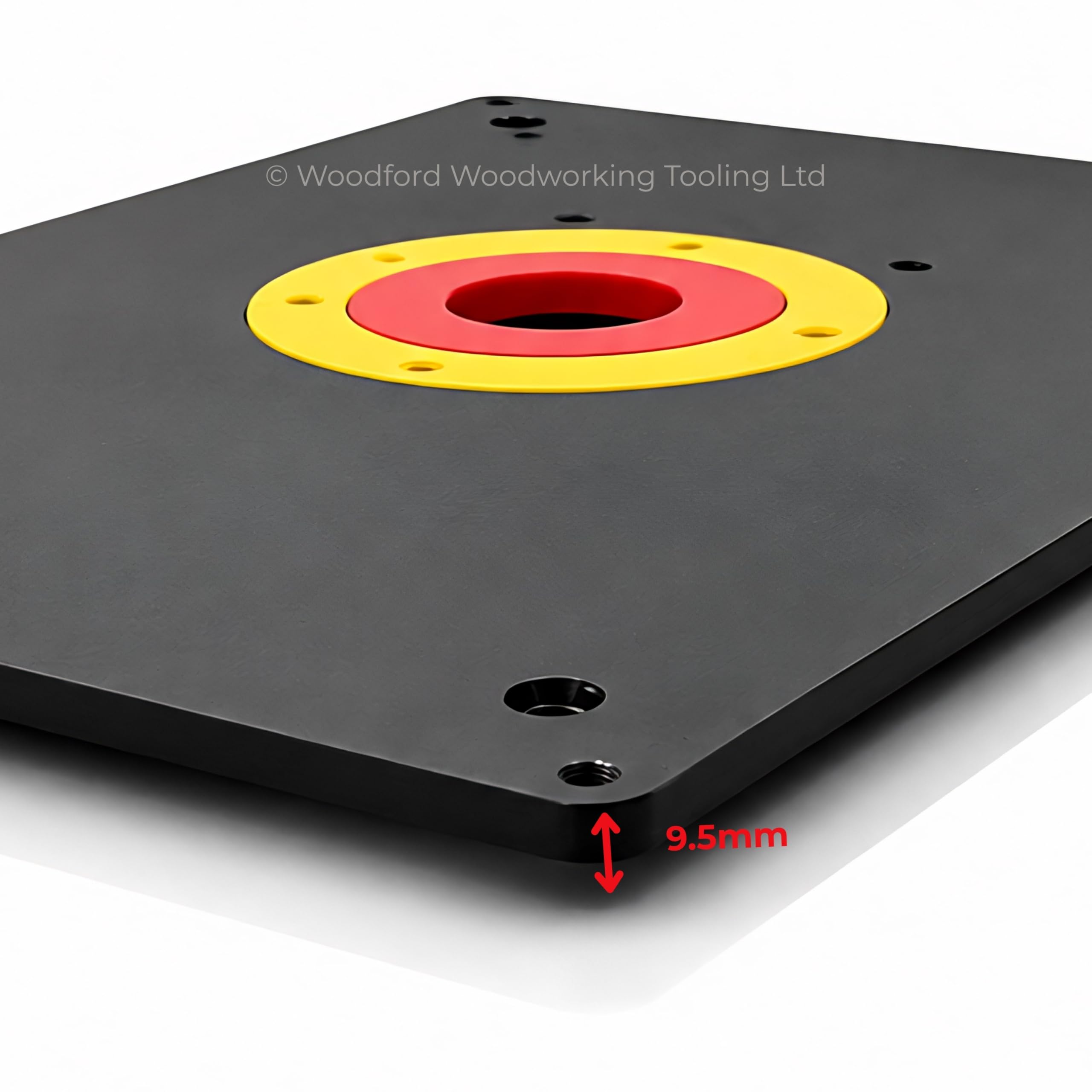 Piastra di inserimento della tavola del router per l'incisione del legno 230 x 305 x 9,5 mm