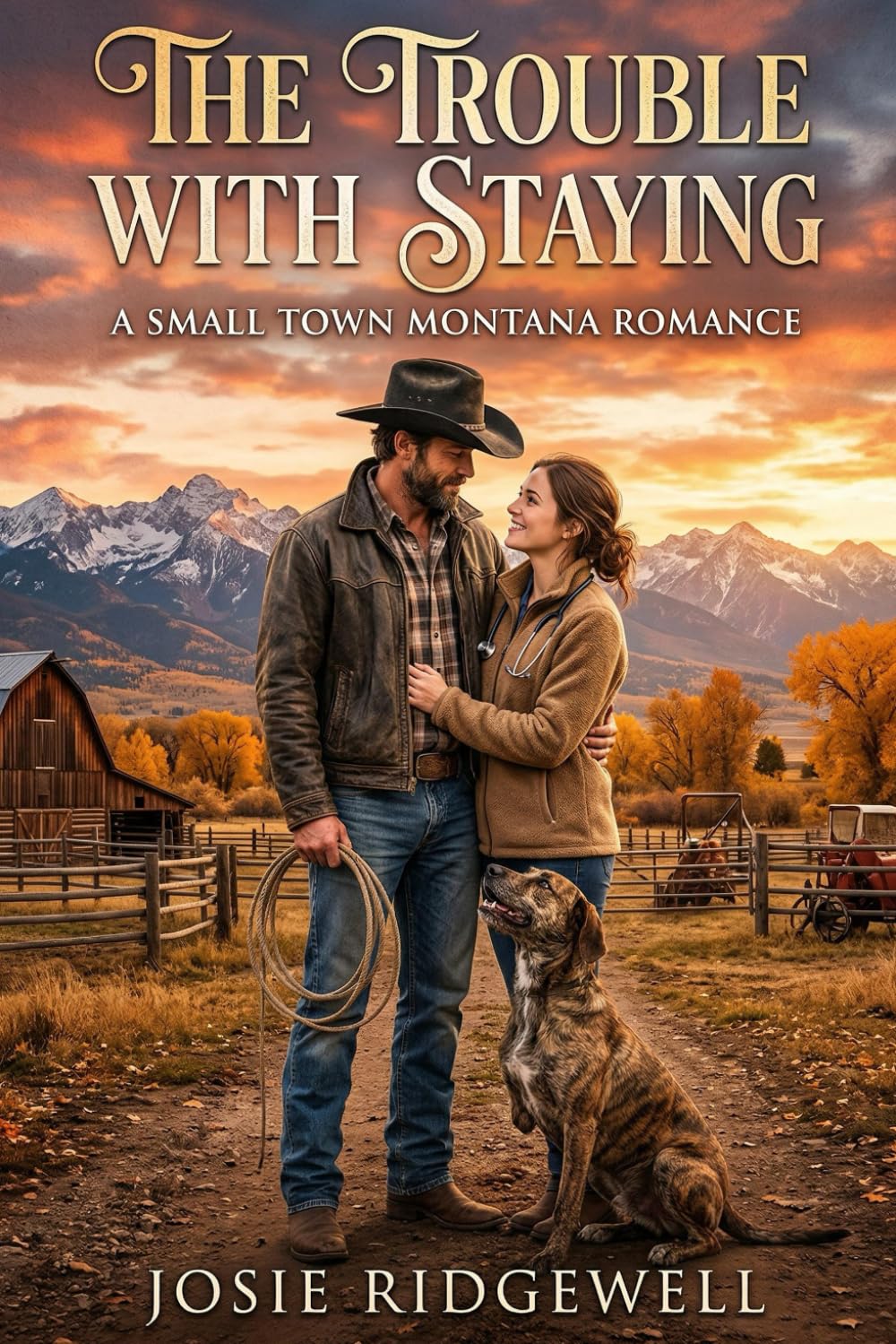 The Trouble with Staying: A Small Town Montana Romance