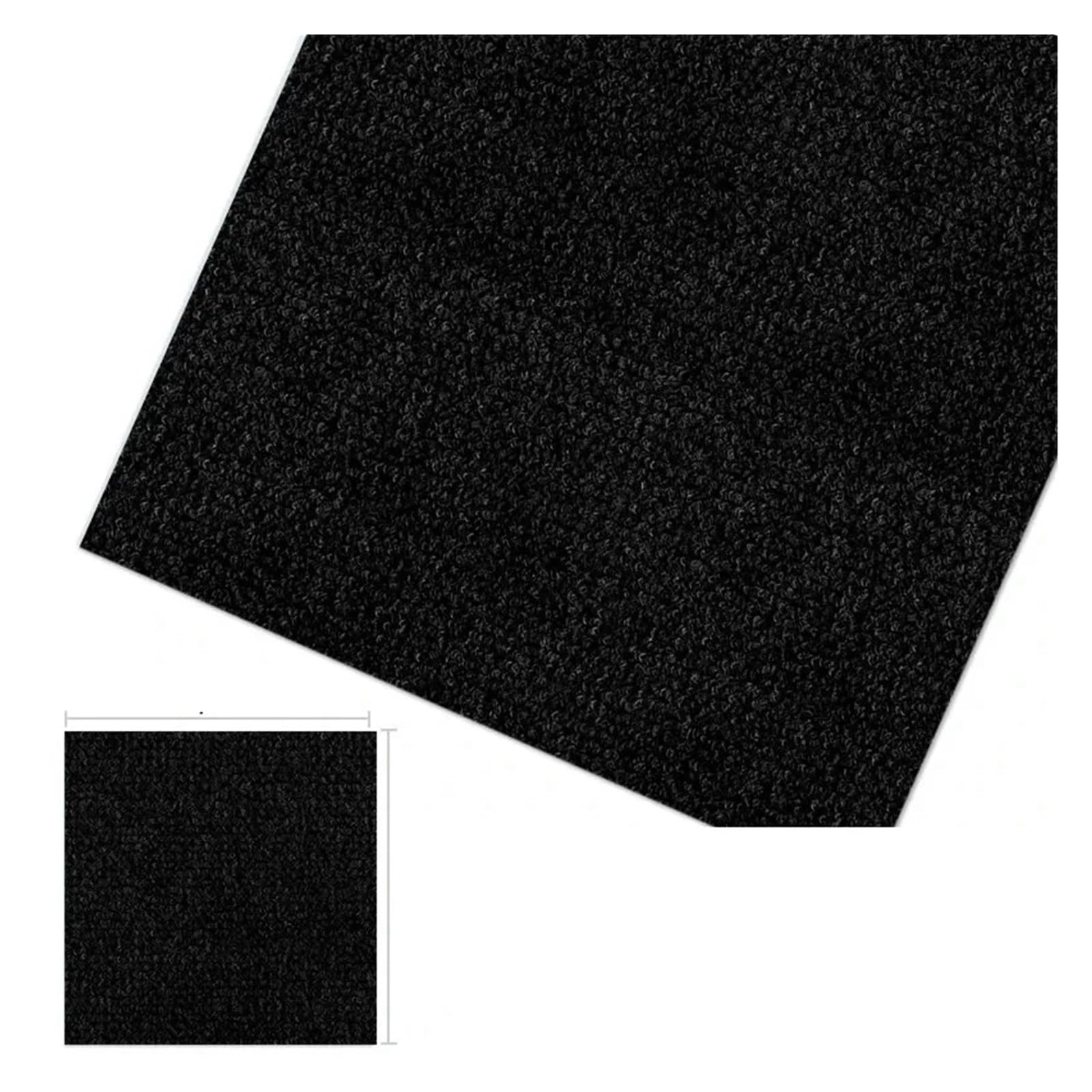 Rutdcjkne Black-30X30cm Carpet Tiles Peel And Stick, Self-Adhesive Carpet Tiles 30X30cm 20/40 Pcs Multicolor(,40Pcs)