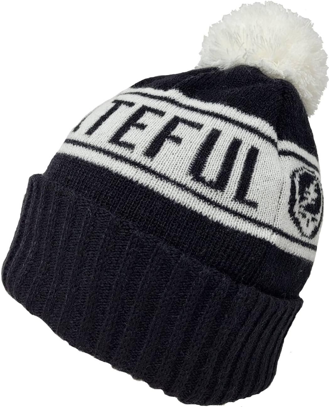 Ripple Junction Grateful Dead Adult Unisex Verbiage Knit Beanie Black/White - Image 4