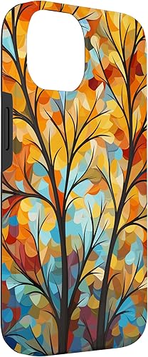 Miniatura 6 de iPhone 13 Pro Max Otoño y otoño, hojas coloridas, color otoño árbol caso