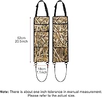 Vista 2 de mydays - Soporte organizador de pistolas para parte trasera de asiento frontal de vehículo para rifles de caza escopetas (color camuflaje)