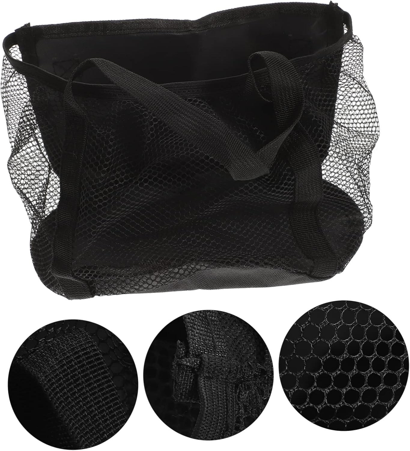 Single Bowling Ball Tote Bag Mesh Sports Bag Handheld Carrier for Balls Workout Accessory