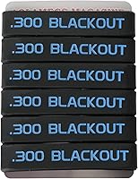Vista 10 de Aolamegs Paquete de 6 bandas de marcado de cargador Blackout 300