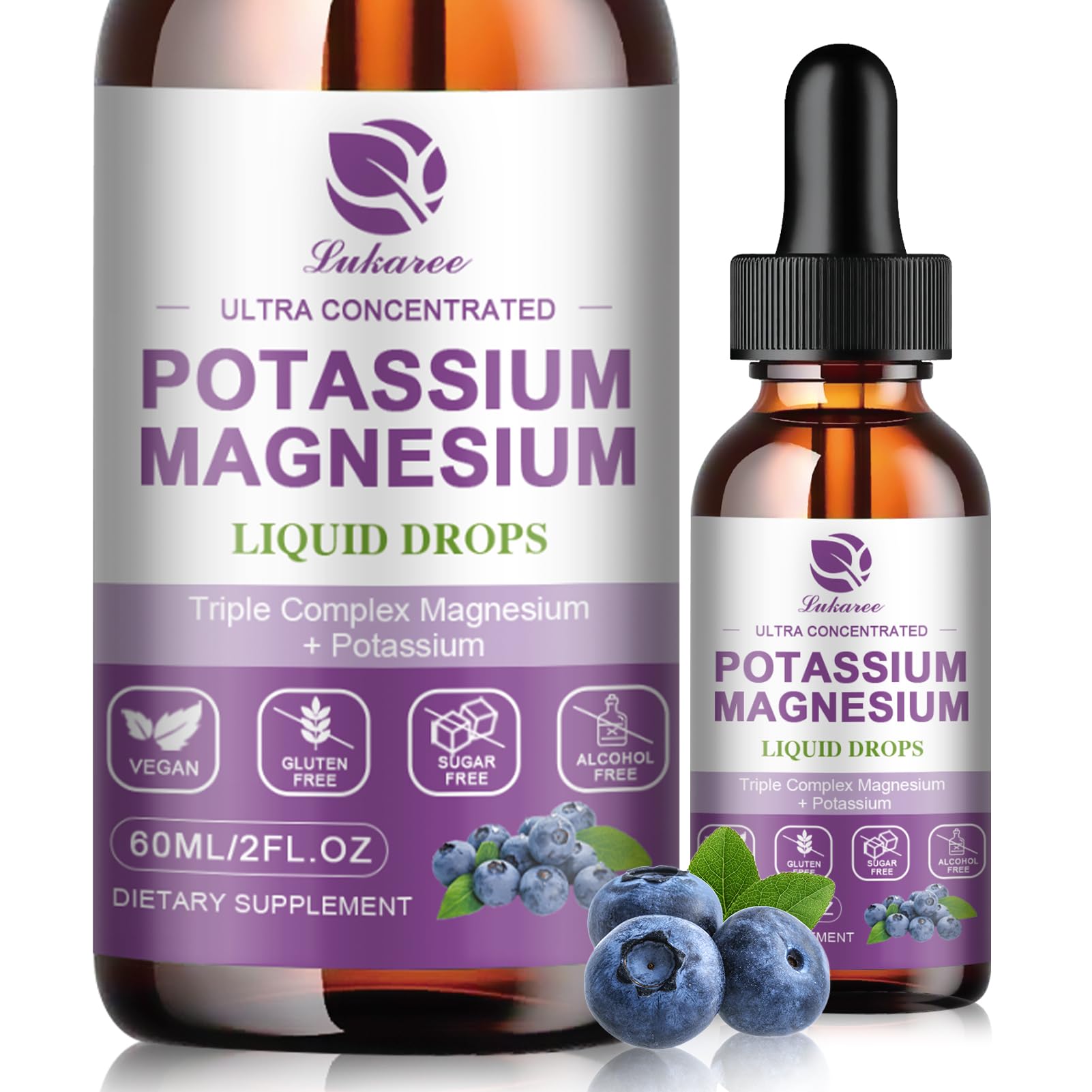 Snapklik.com : Potassium Magnesium Supplement Liquid w/Triple Complex ...