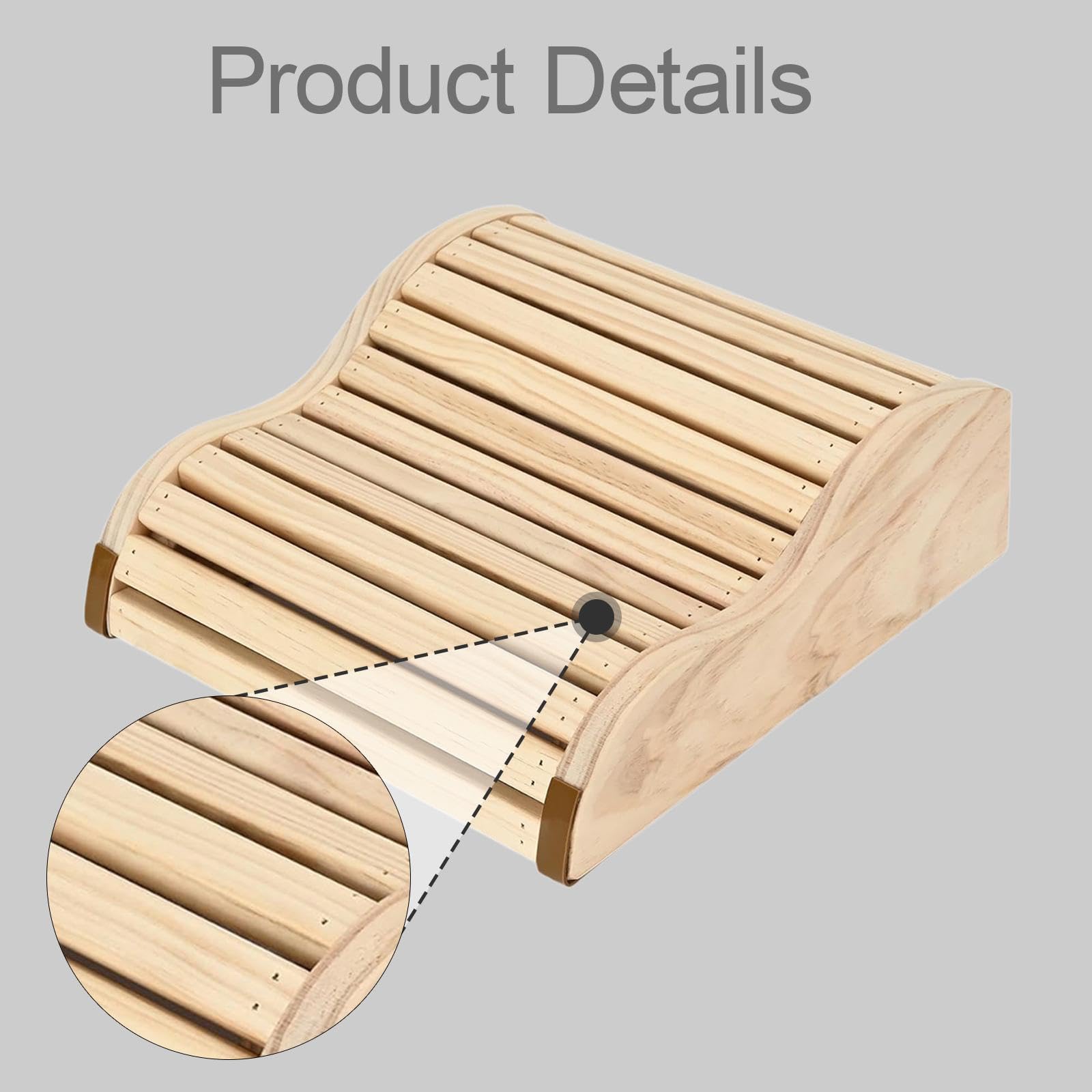 Baoblaze Poggiatesta per Sauna in Legno, Accessorio Moderno, Ergonomico E Portatile, Cuscino per Il Collo per Donne, Uomini E Amici, Ideale Come Regalo per Il