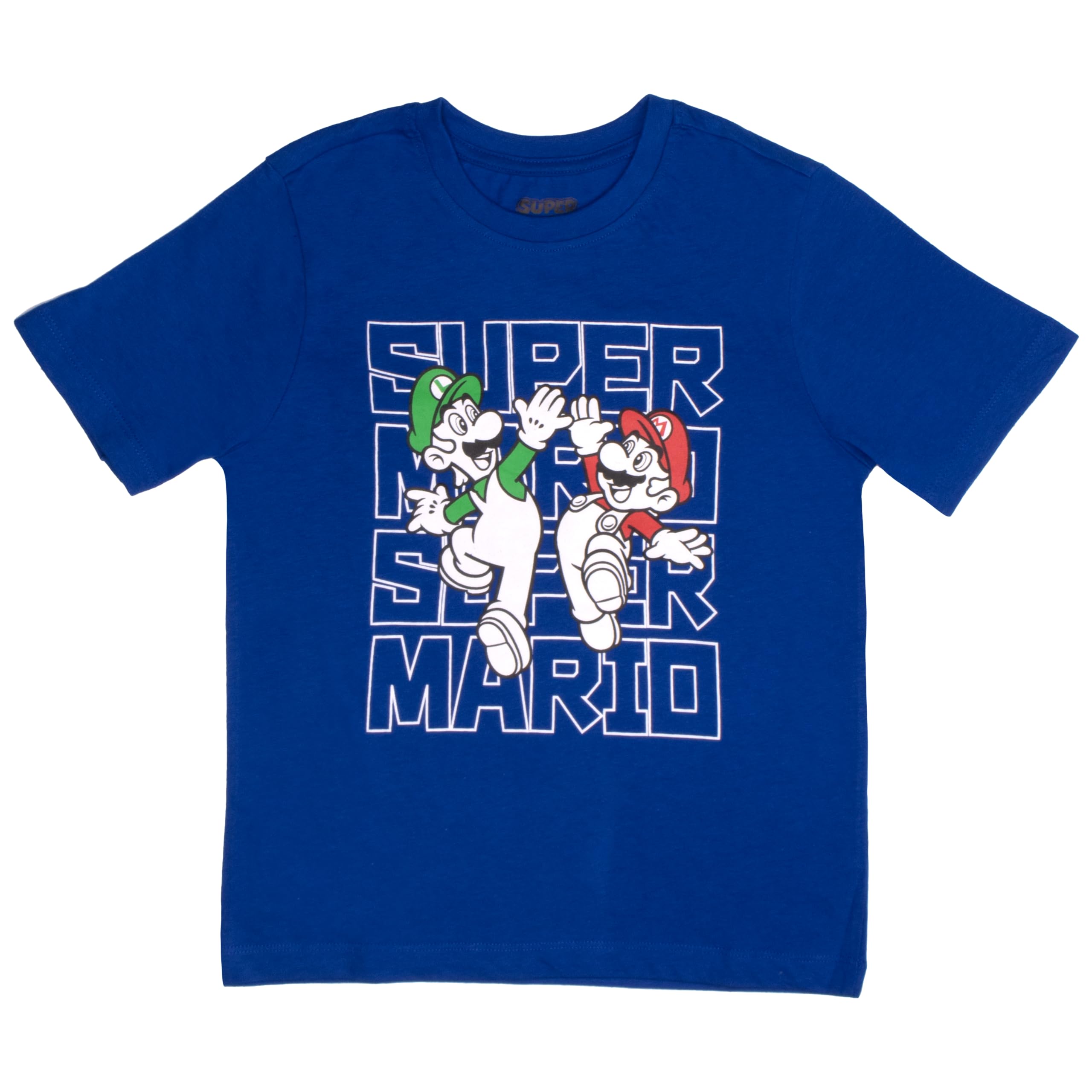 Nintendo Super Mario - Felpa con cappuccio e maglietta per ragazzi, confezione da 2 pezzi