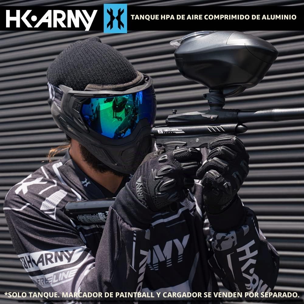 HK Army HPAボンベ13ci 3000psi +ストック+アダプター HK Army 13ci/3000psi Aire Comprimido HPA Paintball Tanque Sistema