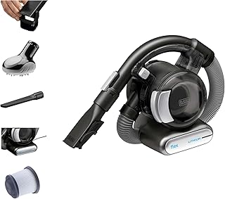 BLACK+DECKER BDH2020FL - Aspiradora Flexible de Litio de 20 V máximo con Cepillo para el Pelo de Mascotas, inalámbrico