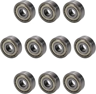 Othmro 627ZZ Deep Groove Bearings 7x22x7mm,Ball Bearing Double plasatic Sealed Carbon Steel 10pcs