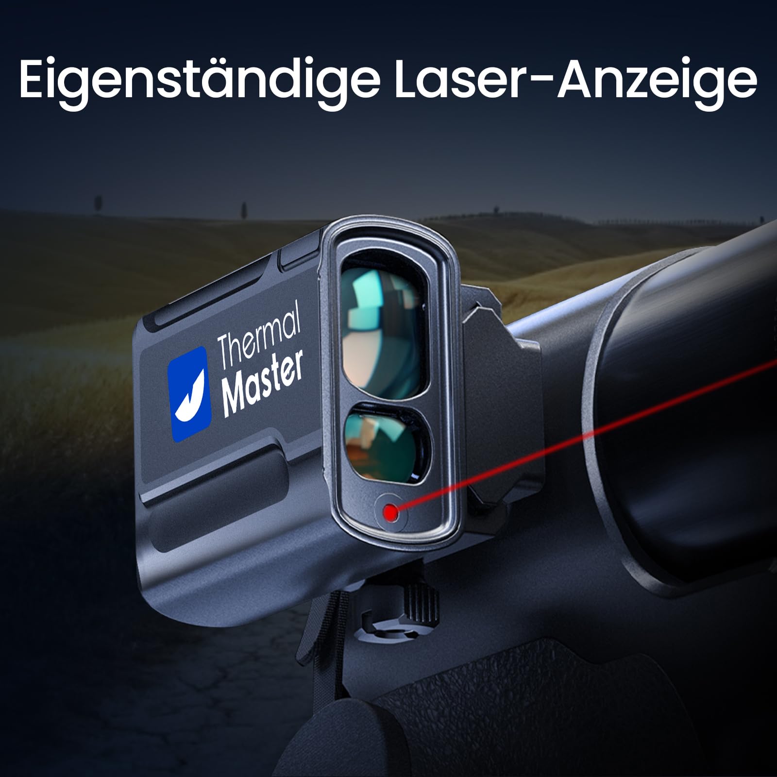 Thermal Master Laser Entfernungsmesser für Nachtjagd 600 m kontinuierlicher Messbereich 0,1 m hohe Präzision Geeignet für T2 Max X3 Wärmebildmonokulare