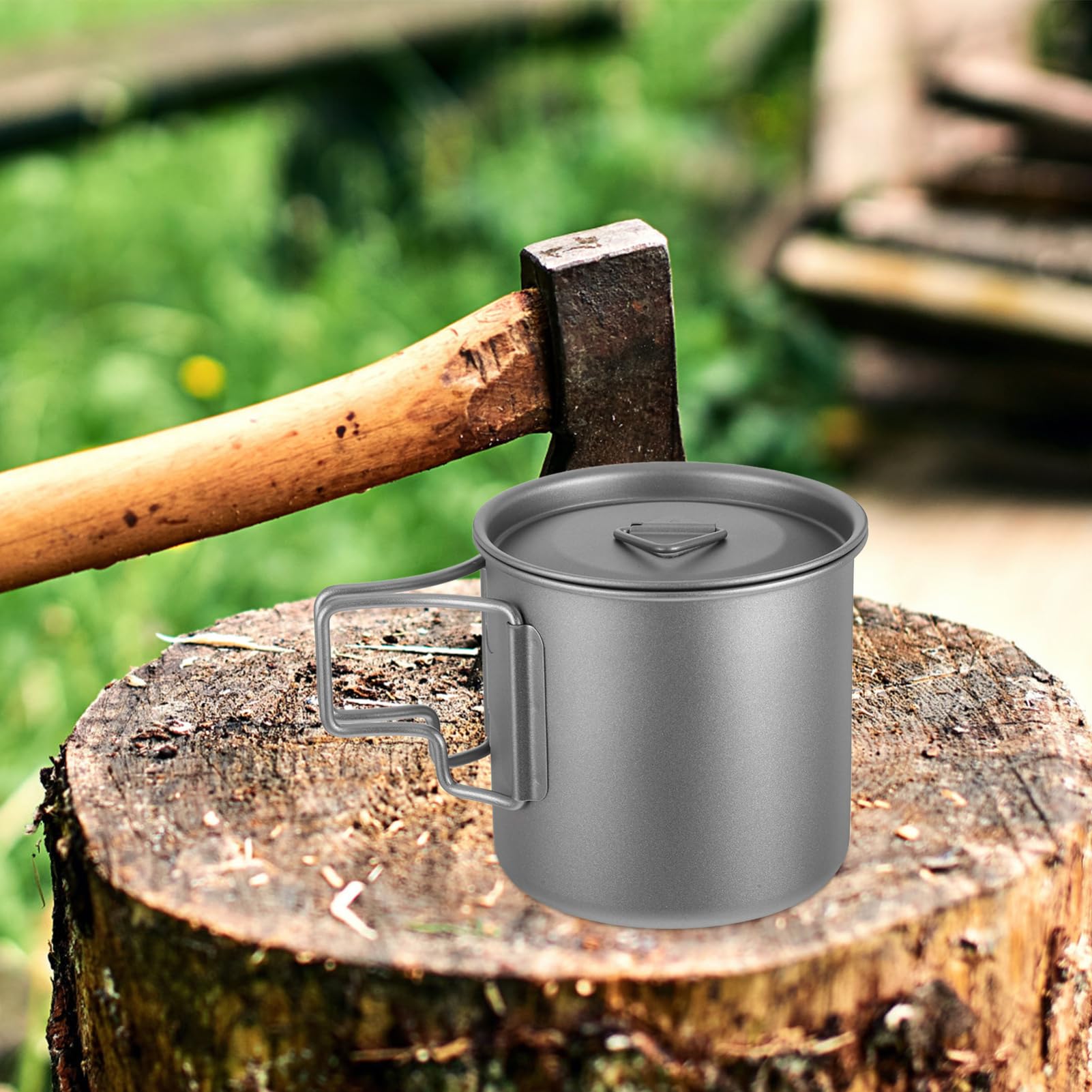 Tasse mit Klappbarem Griff Tragbarer Teebecher für Camping und Outdoor Aktivitäten Vielseitig Einsetzbar Leichtes Design Aufbewahrungstasche für Reisen und Bürogebrauch