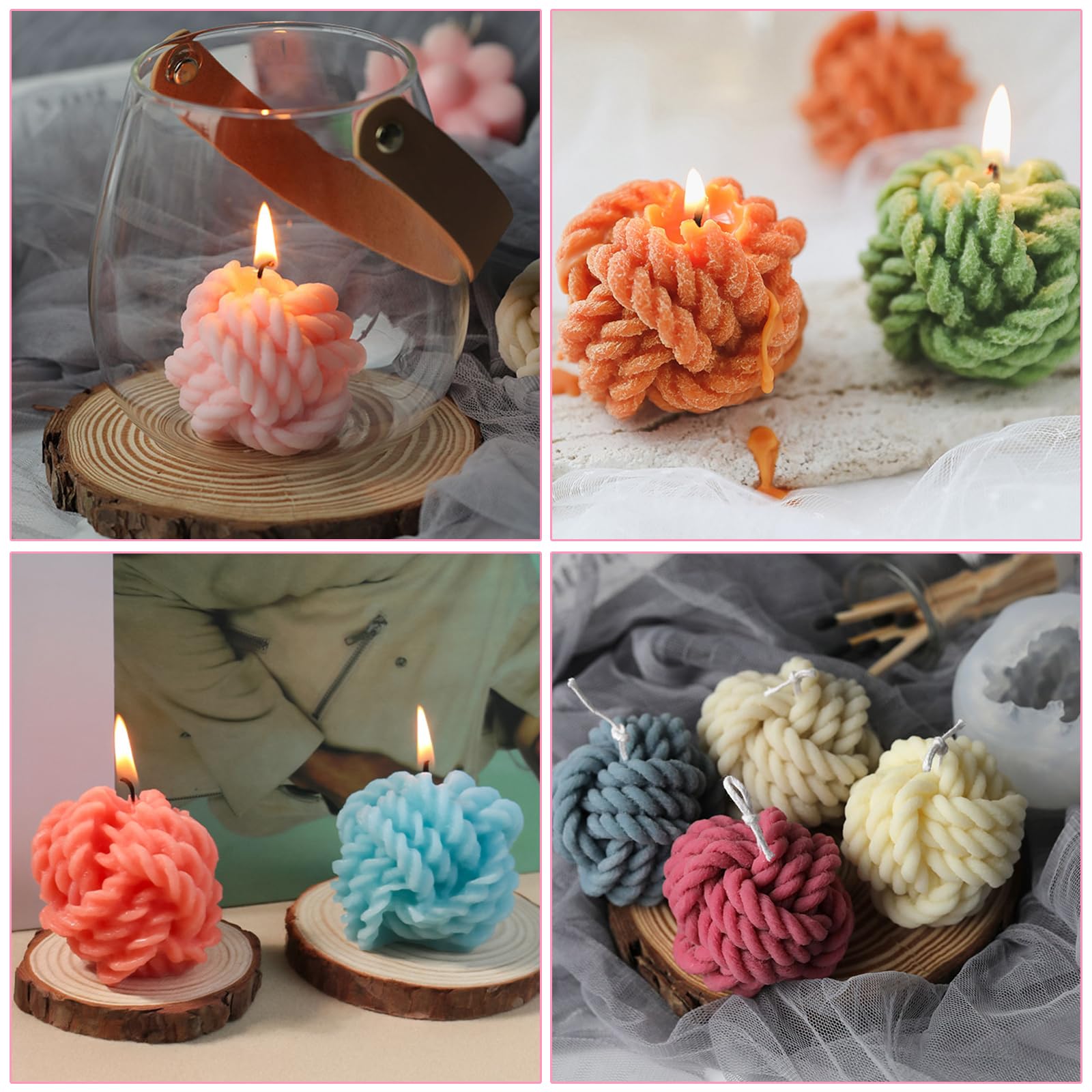 Big Size Moules à Bougies Pilier Spirale Longue Pour La Décoration