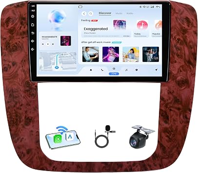 4G+64G Android 13 Car Radio for 2007-2013 Chevy Suburban Tahoe Silverado GMC Yukon 9" 1280 * 800 IPS Touch Screen Stereo Wireless Carplay Android Auto 5G WiFi Bluetooth GPS Backup Camera FM SWC
