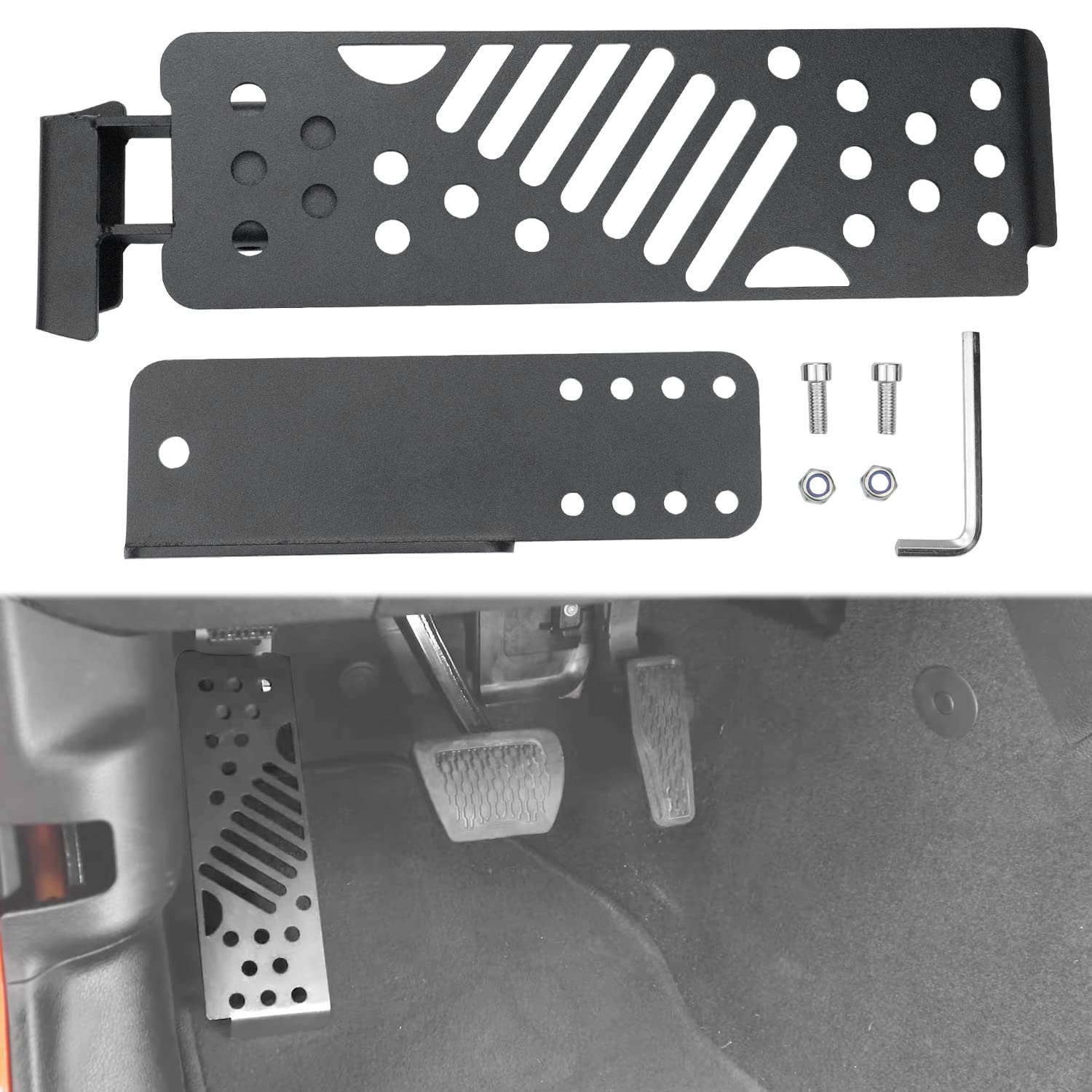 Buy KOHUIPU Dead Pedal Left Side Foot Rest Kick Panel Fit for 20182022