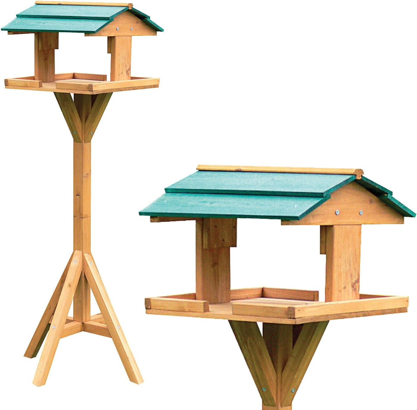 Traditional Wooden Bird Table Amazon.co.uk Garden