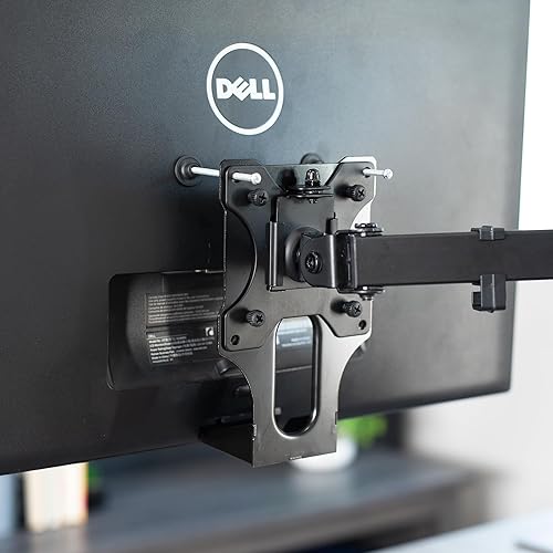 Miniatura 2 de VIVO Soporte de montaje de placa adaptadora VESA diseñado para modelos compatibles Dell, S2340L, S2440L, S2340M, S2240L, S2240M, negro, MOUNT-DL02