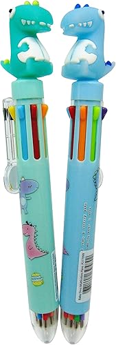 Miniatura 4 de Westmon Works Juego de bolígrafos de dinosaurio, tinta para niños, bolígrafos de escritura de lujo, tinta multicolor de dibujos animados, T Rex,