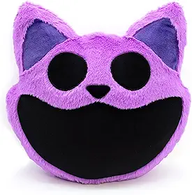 Poppy Playtime Almofada de pelúcia CatNap da Smiling Critters, exclusiva almofada de corpo colecionável de 35,5 cm, mercadoria oficialmente licenciada com base no jogo popular