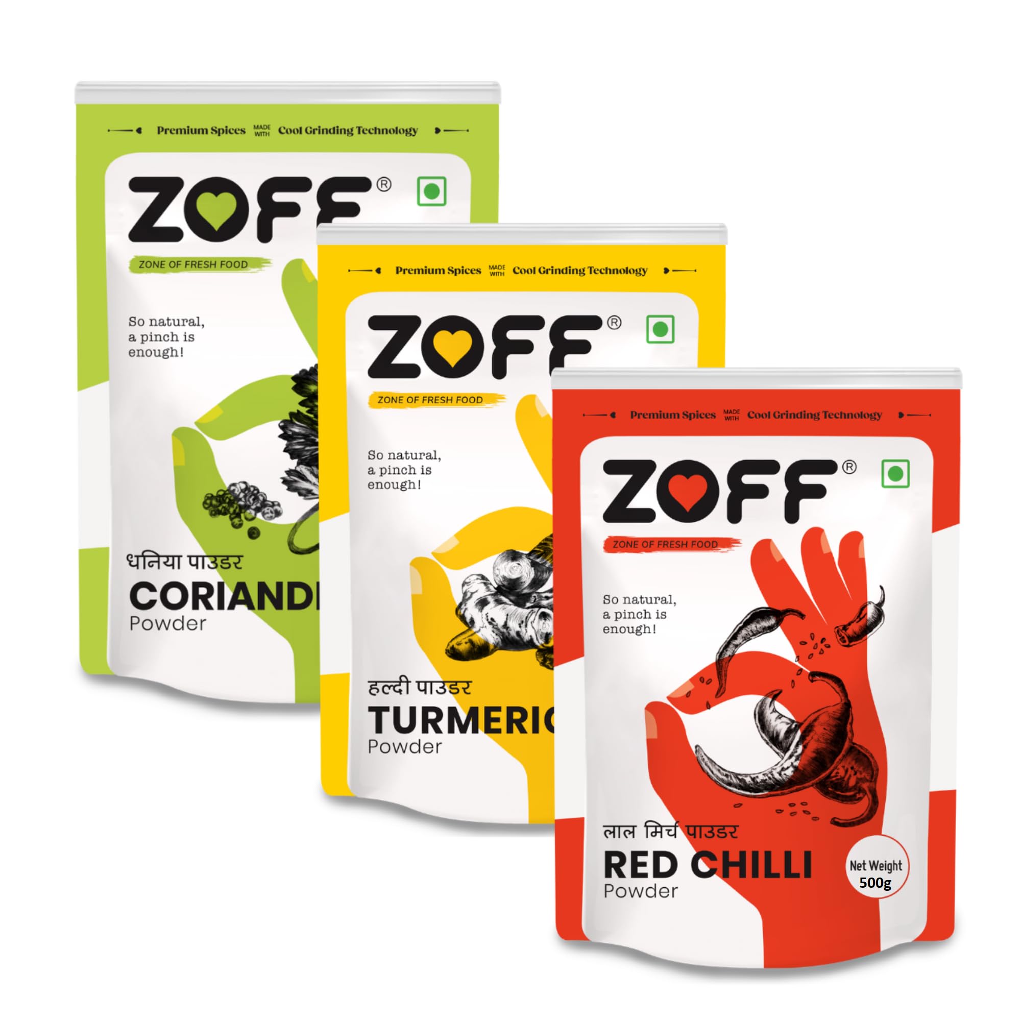 See full amazon price history chart for Zoff Combos Red Chilli Powder, Turmeric Powder & Coriander Powder | Pack of 3 | No Colors, Pure & Fresh Masala For Cooking, Hygienically Packed | 500 Gram Each | Total Weight - 1500 gm Zoff Combos Red Chilli Powder, Turmeric Powder & Coriander Powder | Pack of 3 | No Colors, Pure & Fresh Masala For Cooking, Hygienically Packed | 500 Gram Each | Total Weight - 1500 gm (B09X14JWX9) Amazon Price History, Amazon Price Tracker